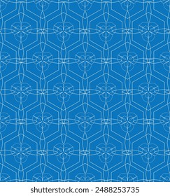 vector geometric pattern, square, triangle, flower, circle.