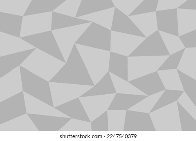 Vector geometric pattern of triangle and diamond surface grey color style