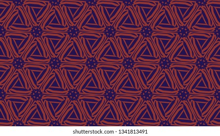 Vector geometric pattern. Triangles curved line. For wallpaper, presentation background, interior design, fashion print