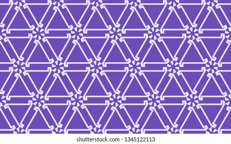 Vector geometric pattern. Triangles curved line. For wallpaper, presentation background, interior design, fashion print