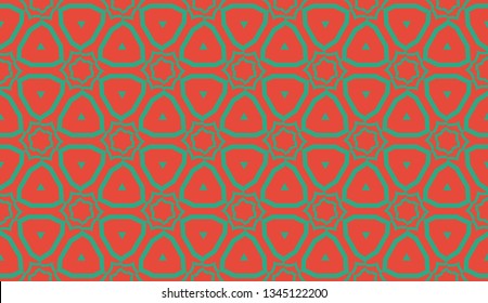 Vector geometric pattern. Triangles curved line. For wallpaper, presentation background, interior design, fashion print