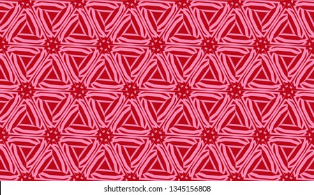 Vector geometric pattern. Triangles curved line. For wallpaper, presentation background, interior design, fashion print