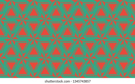 Vector geometric pattern. Triangles curved line. For wallpaper, presentation background, interior design, fashion print