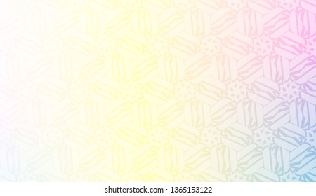 Vector geometric pattern. Triangles curved line. For wallpaper, presentation background, interior design, fashion print. Gradient color.