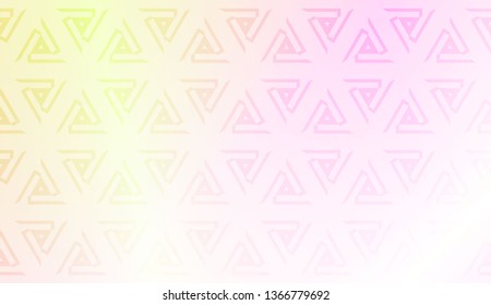 Vector geometric pattern. Triangles curved line. For wallpaper, presentation background, interior design, fashion print. Gradient color.