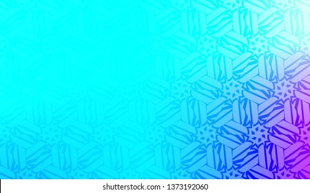Vector geometric pattern. Triangles curved line. For wallpaper, presentation background, interior design, fashion print. Gradient color.