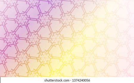 Vector geometric pattern. Triangles curved line. For wallpaper, presentation background, interior design, fashion print. Gradient color.