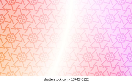 Vector geometric pattern. Triangles curved line. For wallpaper, presentation background, interior design, fashion print. Gradient color.