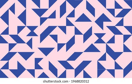 Vector geometric pattern with triangles. Modern stylish abstract background.