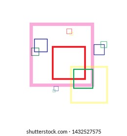 Vector geometric pattern. Universal Repeating abstract pointillism