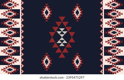 Vector Geometric Patterns in Ethnic Tribal Art, for backgrounds, carpets, wallpapers, wrapping, Batik, fabric and more