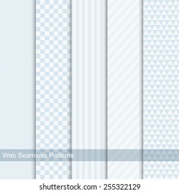 Vector geometric patterns, seamless