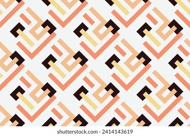 sin costuras geométricas vectoriales. fondo colorido y luminoso con una forma minimalista moderna. Tinta textura geométrica abstracta. Diseño de patrones simple para textil, mosaico, fondo