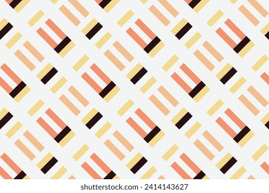 sin costuras geométricas vectoriales. fondo colorido y luminoso con una forma minimalista moderna. Tinta textura geométrica abstracta. Diseño de patrones simple para textil, mosaico, fondo