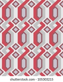 Vector geometric seamless pattern