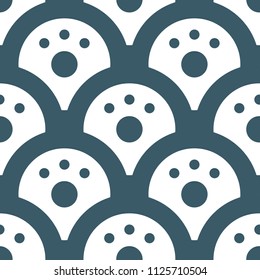 Vector geometric seamless pattern 