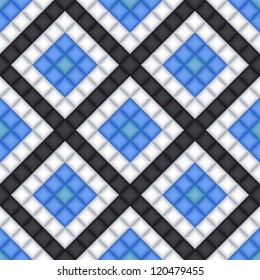 Vector geometric seamless pattern