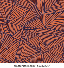 Vector geometric seamless pattern