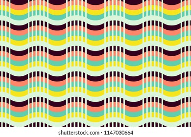 vector geometric seamless pattern with abstract stripe. geometric lines texture for greeting card. Modern vintage design