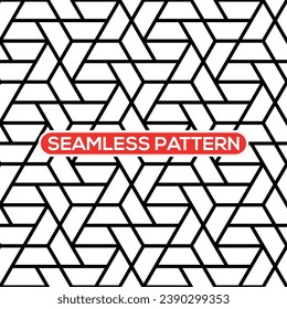 Vector geometric seamless pattern. Abstract graphic background with squares, lines, grid. Simple geometric texture. Repeat vintage design for fabric, decoration, background design