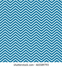 Vector geometric seamless pattern, abstract endless composition created with zigzag lines. Blue background with intertwine curves.