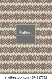 Vector Geometric Seamless Pattern Background for Package / Book / Screen Design
