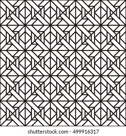Vector Geometric Seamless Pattern Background for Package or Book or Screen Design
