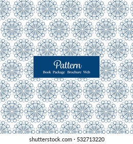 Vector Geometric Seamless Pattern Background for Package / Book / Screen Design