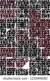 Vector geometric seamless pattern.  created in trendy ethnic style motifs . Unique boho tile. Perfect for textile design, wrapping paper, wallpaper, site backdrop and screens background.
