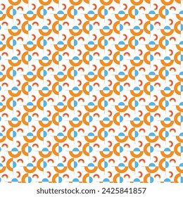 vector geometric seamless pattern design.