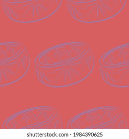 vector geometric seamless pattern with faceted patterned plate