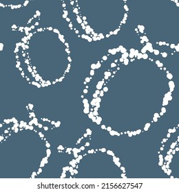 Vector. Geometric seamless pattern. Juicy apricot, peach, consisting of dots of different sizes, dotted line. Spotted abstract fruity summer background. Design for paper, cover, fabric, interior decor