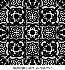 Patrón de marea geométrica vectorial. Fondo ornamental mínimo con formas abstractas. Textura en blanco y negro. Sencillo fondo de ornamento abstracto. Decoración oscura y repetida, tela, tela.