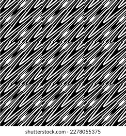 Vector geometric seamless pattern. Minimal ornamental background with abstract shapes. Black and white texture. Simple abstract ornament background. Dark repeat design for decor, fabric, cloth.