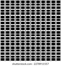 Vector geometric seamless pattern. Minimal ornamental background with abstract shapes. Black and white texture. Simple abstract ornament background. Dark repeat design for decor, fabric, cloth.