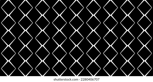 Vector geometric seamless pattern. Minimal ornamental background with abstract shapes. Black and white texture. Simple abstract ornament background. Dark repeat design for decor, fabric, cloth.