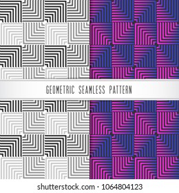 Vector geometric seamless pattern. Modern design for background, cover design, brochure, book design, poster, wallpaper, backdrop or invitation card. Vector illustration.