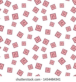 Vector geometric seamless pattern. Modern stylish texture.