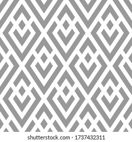 Vector geometric seamless pattern. Modern geometric background with rhombuses.