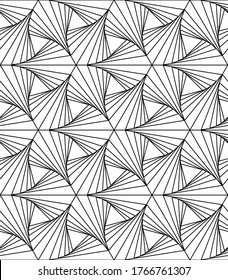 Vector geometric seamless pattern. Modern geometric background. A grid of thin threads.