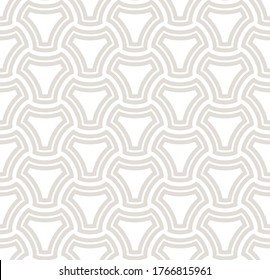 Vector geometric seamless pattern. Modern geometric background with hexagonal tiles.