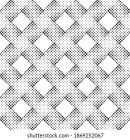 Vector geometric seamless pattern. Modern geometric background with dots squares.
