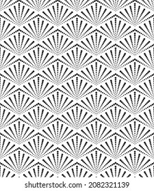 Vector geometric seamless pattern. Modern geometric background with dotted rhombuses.
