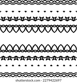 Geometrisches, nahtloses Vektormuster. Zierender Hintergrund mit abstrakten Formen. Schwarz-Weiß-Textur. Abstrakter Zierhintergrund. Dunkle Wiederholung Design für Dekoration, Stoff, Stoff.Abstraktion Kunst.