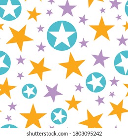 Vector geometric seamless pattern. Perfect for wallpaper, arts and crafts, scrapping booking, packaging, design. 