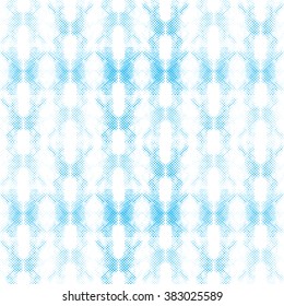 Vector geometric seamless pattern. Repeating abstract Halftone Pattern . Seamless Pattern with Dots Modern halftone abstract design. Halftone Dots Pattern . Vector Seamless Pattern -  stock vector
