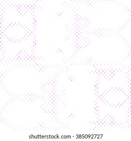 Vector geometric seamless pattern. Repeating abstract Halftone Pattern . Seamless Pattern with Dots Modern halftone abstract design. Halftone Dots Pattern . Vector Seamless Pattern -  stock vector
