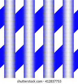 Vector geometric seamless pattern. Repeating abstract circles gradation. Modern halftone circle design, pointillism.
