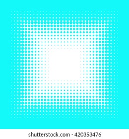 Vector geometric seamless pattern. Repeating abstract circles gradation. Modern halftone circle design, pointillism.