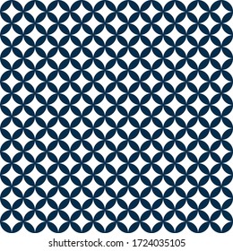 Vector Geometric seamless pattern, semi circle pattern, circle pattern or half circle pattern